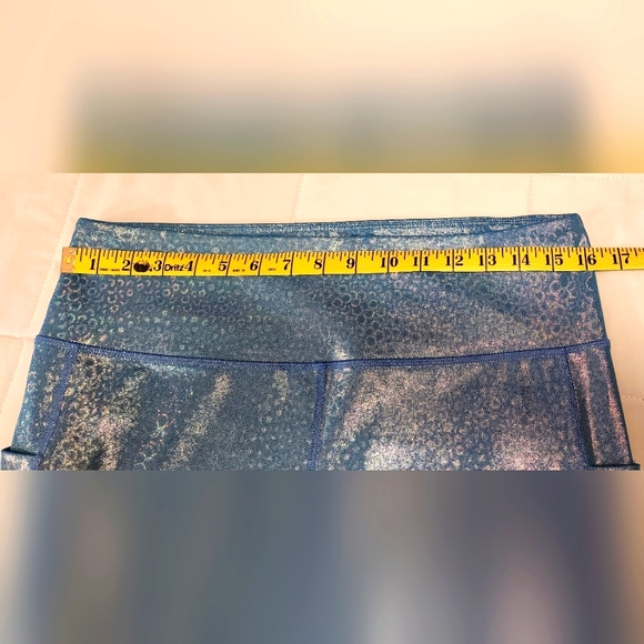 Zyia Blue iridescent Mermaid light n tight - Picture 4 of 8